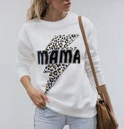 Mama leopard sweatshirt