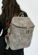 Load image into Gallery viewer, Double pocket backpack bag-Gray